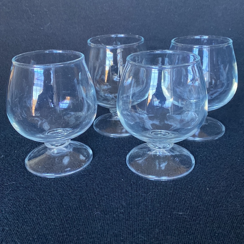 4 Cognac/Brandy/Rocks/Whiskey/Shots, etc. Glasses